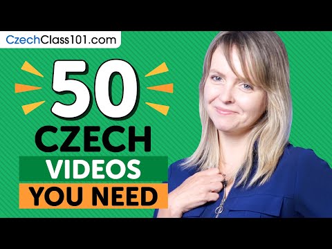 Learn Czech: 50 Beginner Czech Videos You Must Watch