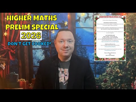 The Ultimate Higher Maths Prelim Revision Guide 2026