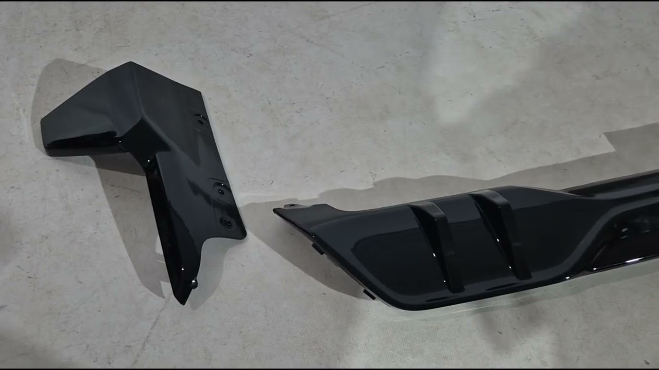 BMW X5 G05 2019- гг. Диффузор заднего бампера Paradigma (для M-Sport, 2023+) Video 1