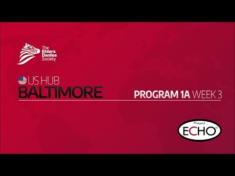 EDS ECHO Clinicians North America (CLN1A), Session 3