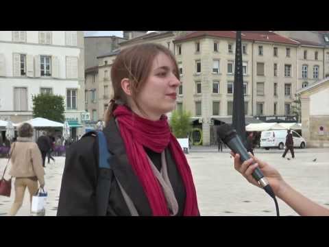 Micro-trottoir élections allemandes 2013 à Nancy