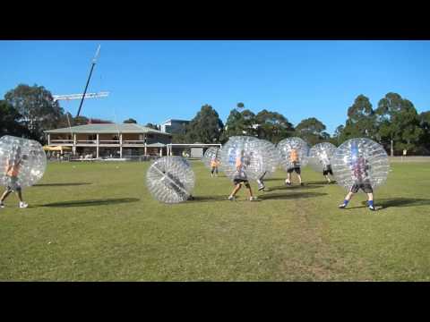 Bubble Soccer - Big start to a game