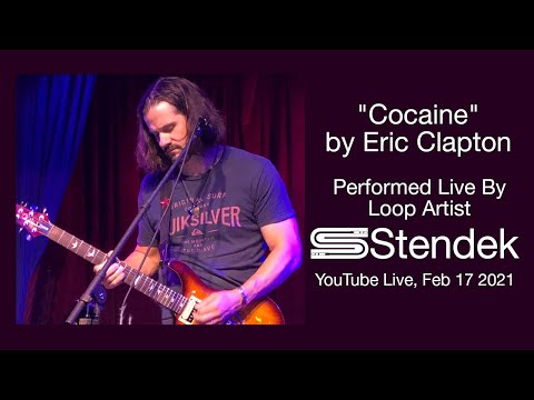 Stendek Loops Cocaine by Eric Clapton during Facebook Live Concert