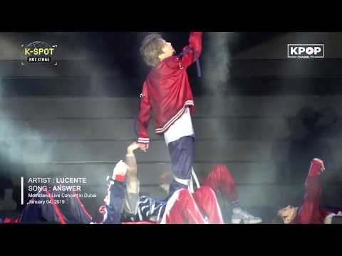 🔥 LUCENTE (루첸트) - Answer @ 모모랜드 LIVE IN DUBAI Concert 2019