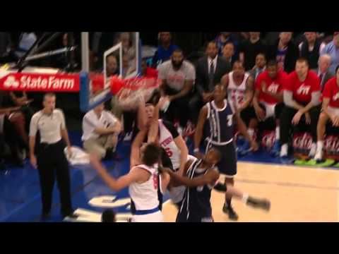 Kristaps Porzingis monster putback on OKC