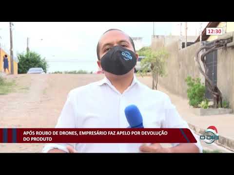 Após roubo de drones, empresário faz apelo para reaver os produtos 21 12 2020