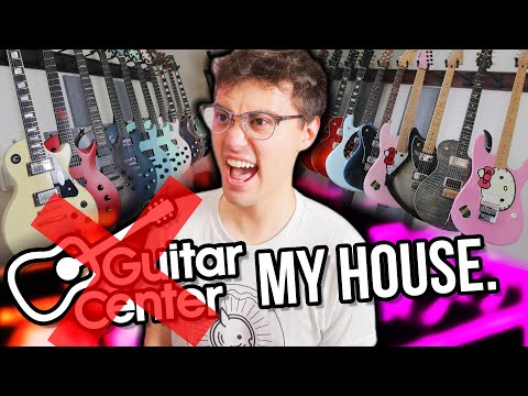 Mom says we have Guitar Center at home. || Building My DREAM Studio Part 4
