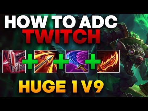 THE HARDEST SMURF QUEUE 1V9 YOU'VE EVER SEEN - Twitch ADC Gameplay | Unranked to Master #14