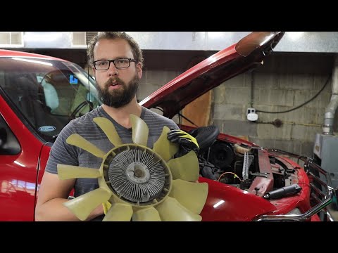How to Remove a Ford 4.6 or 5.4 Clutch Fan #ford #automotive #autorepair