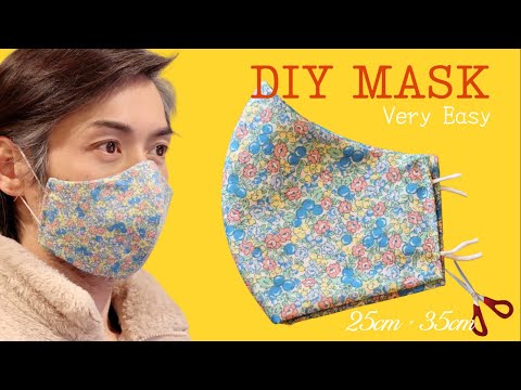VERY EASY PATTERN🔥🔥 3D Face Mask Tutorial in 5 Minutes - DIY