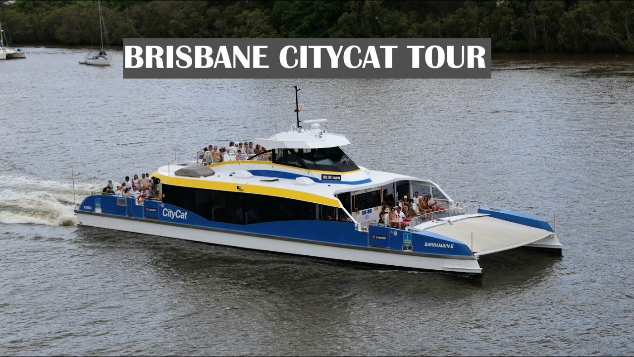 Embark on a virtual river tour with CityCat Ferry Cruise.