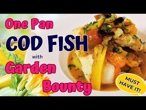 🐟 This One-Pan COD FISH with Garden Veggies is Divine! | Celebrating RICHARD SIMMONS