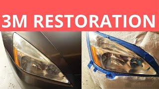 Restoring Cloudy Honda Accord Headlights With The 3M Kit