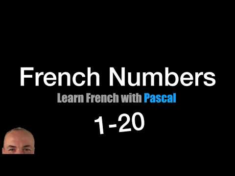 French numbers 1 to 20 - Basic French