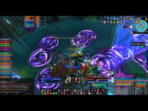 The Misty Moon Massive vs. Mistress Sassz'ine (Mythic) - Enhancement Shaman PoV