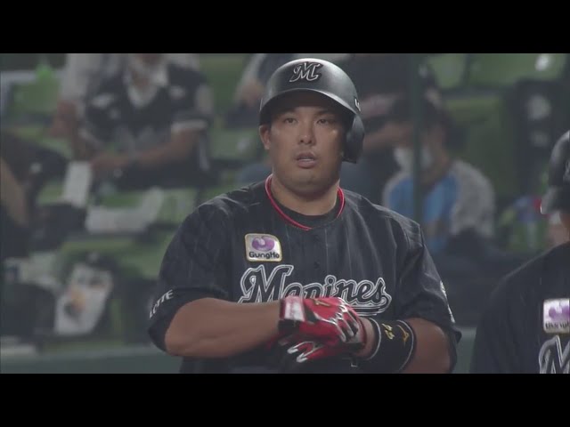 【6回表】マリーンズ・井上の同点タイムリーヒット!! 2020/7/24 L-M