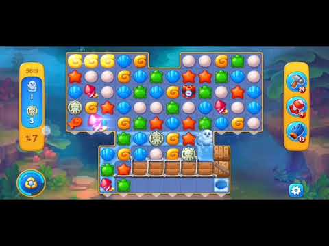 Fishdom 5619 Hard Level NO 💣🧨💥