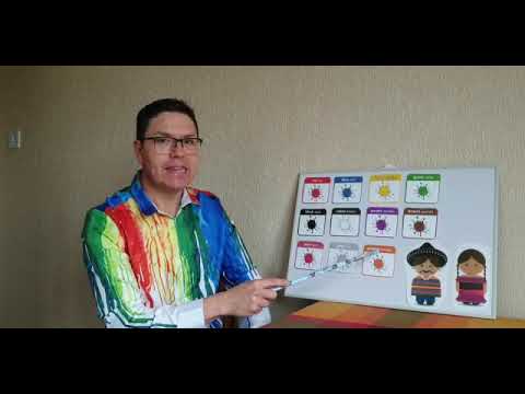 Colours in Spanish with Ruben