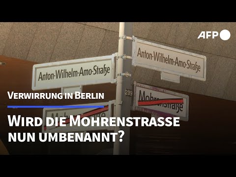 Berliner Mohrenstraße: Verwirrung um geplante Umbenennung | AFP