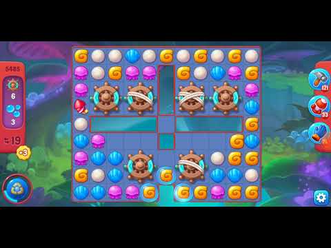 Fishdom. 5485 hard level no boosters and diamonds