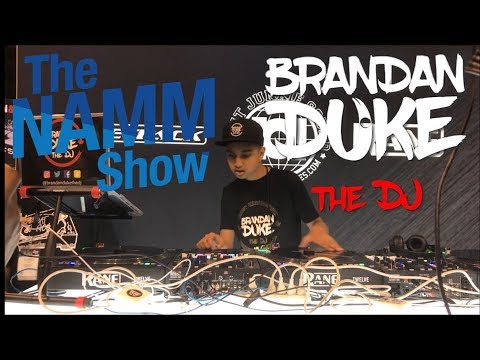 Brandon Duke The DJ LIVE DJ Set at the NAMM Show 2019 at the JetPack, Beat Junkies, Rane booth
