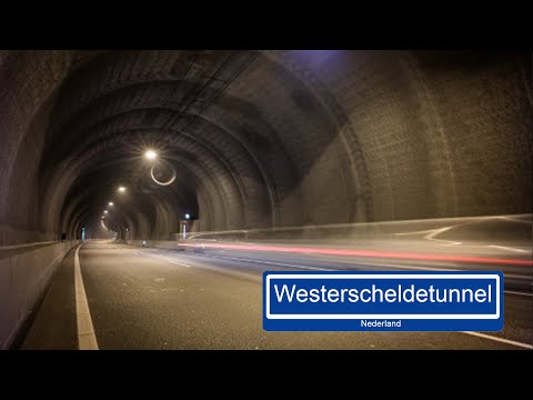 Driving in the Netherlands: The WESTERSCHELDETUNNEL | Zeeland | Dashcam