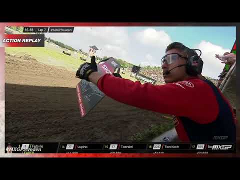 Prado and Febvre battle | MXGP Race 1 | MXGP of Sweden 2023