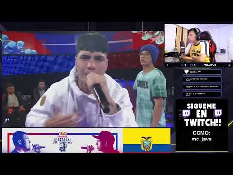 JAVS REACCIONA A ANDY VS DIEGO OCTAVOS | Red Bull Ecuador 2021