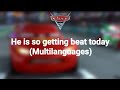 Cars 2 He Is So Getting Beat Today In Different Languages
