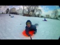 Part 1 Sleigh Ride Crash Into Barrier