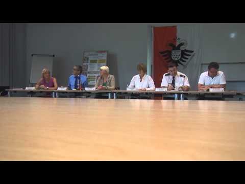 Pressekonferenz zur Bombenentschärfung in Köln-Niehl am 23.07.2014