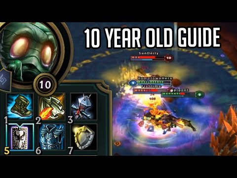 League of Legends but I follow a 10 year old Amumu guide