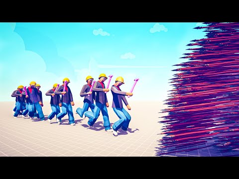 10x ROBLOX BUILDERMAN GIANT vs EVERY GOD - 🏹 Totally Accurate Battle Simulator