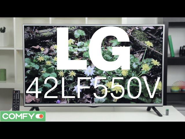 LG 42LF550V - телевизор со встроенными ТВ-тюнерами - Видеодемонстрация от Comfy.ua