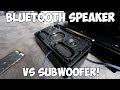 BLUETOOTH SPEAKER POWERS LARGE SUBWOOFERS