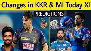 MI vs KKR Today Playing 11, Predictions | SKY, Cummins | IPL 2022 Kolkata vs Mumbai