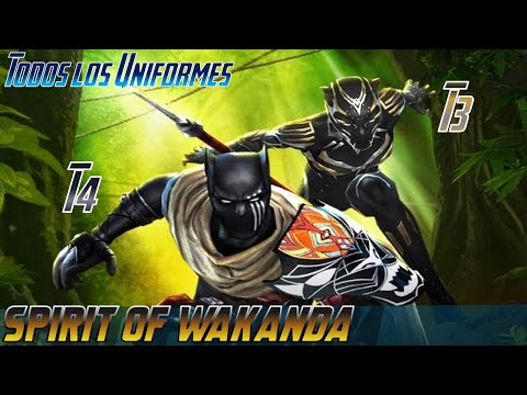 BLACK PANTHER T4 SHURI BLACK PANTHER WAKANDA FOREVER SPIRIT OF WAKANDA /GAMEPLAY MARVEL FUTURE FIGHT