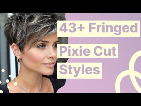 Pixie Cut With Long Bangs