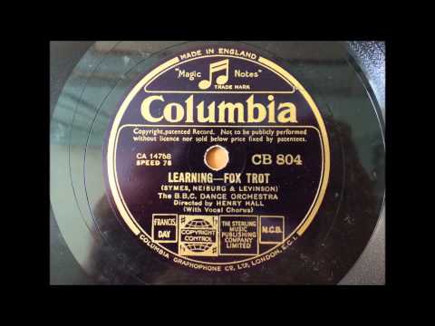 Learning, Henry Hall, BBC Dance Orchestra, 1934