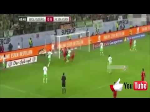 BAYERN MUNCHEN - WOLFSBURG 1-1 (4-5) SUPERCUP 2015 ALL GOALS AND HIGHLIGHTS