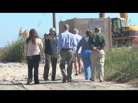 FEMA visits North Topsail Beach to assess recent storm damage