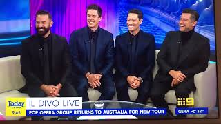 IL DIVO on Australian TV - 01/11/2023