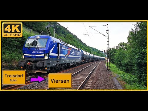 【4K】 Führerstandsmitfahrt Troisdorf  nach Viersen über Ehrenfeld,Rheydt,Mönchengladbach