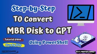 Convert MBR Disk to GPT With PowerShell [Guide] #doit_mostafa