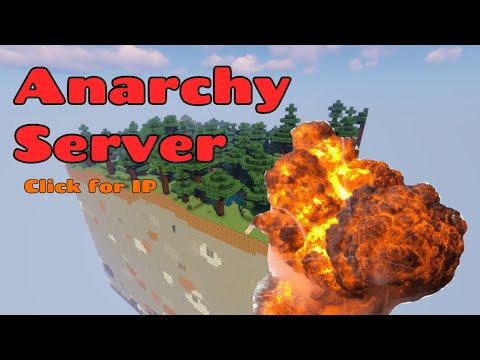 New Public Minecraft Anarchy SMP (free to join)