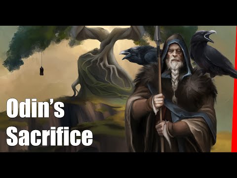 The Hanging and Sacrifice of Odin (Óðinn)