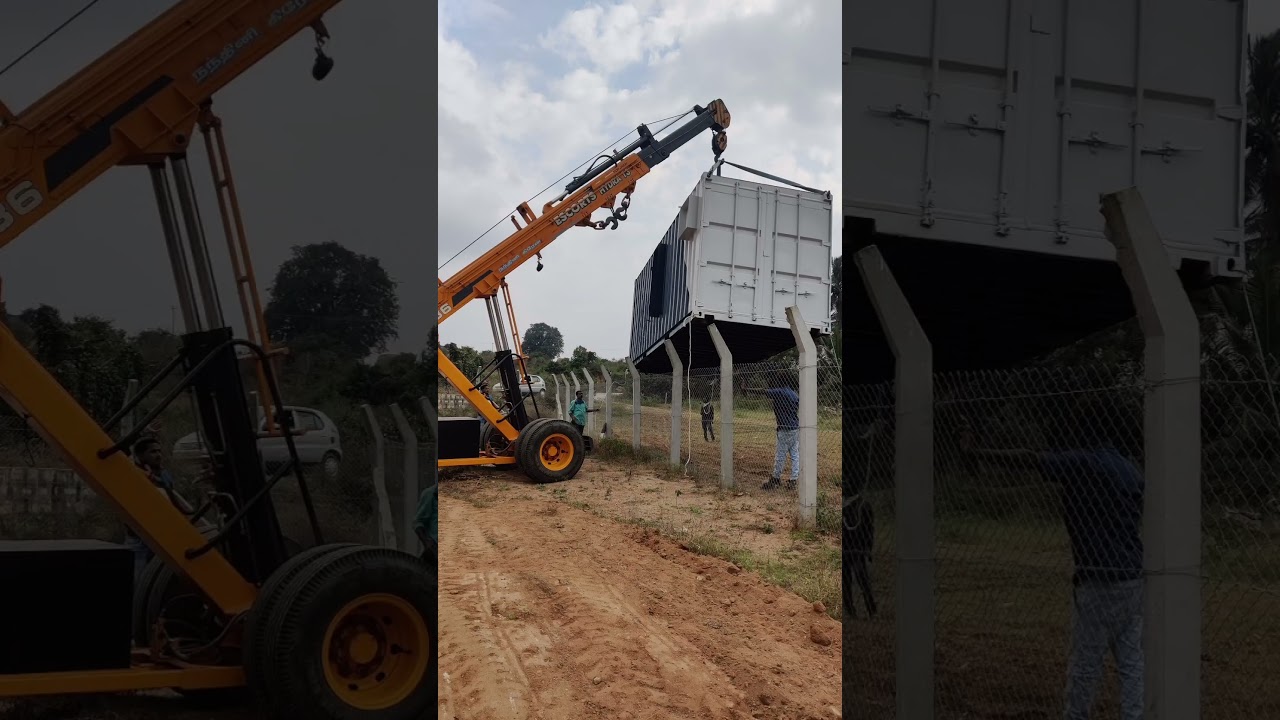 Farm House Built using shipping container. 🚚🌾| #containerhomes #farmhouse
