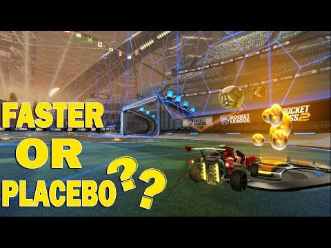 Rocket League MANIPULATION to think you're FASTER or PLACEBO?