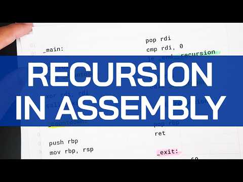 How Recursion Works in Assembly | Machine Code | Programming Fundamentals