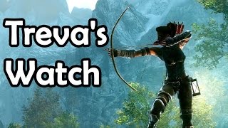 Skyrim: All Hidden Treasures of Treva's Watch (Chests, Detect life, Bound Sword, Courage)